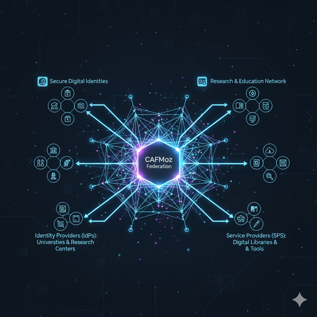 Representação da Rede CAFMoz